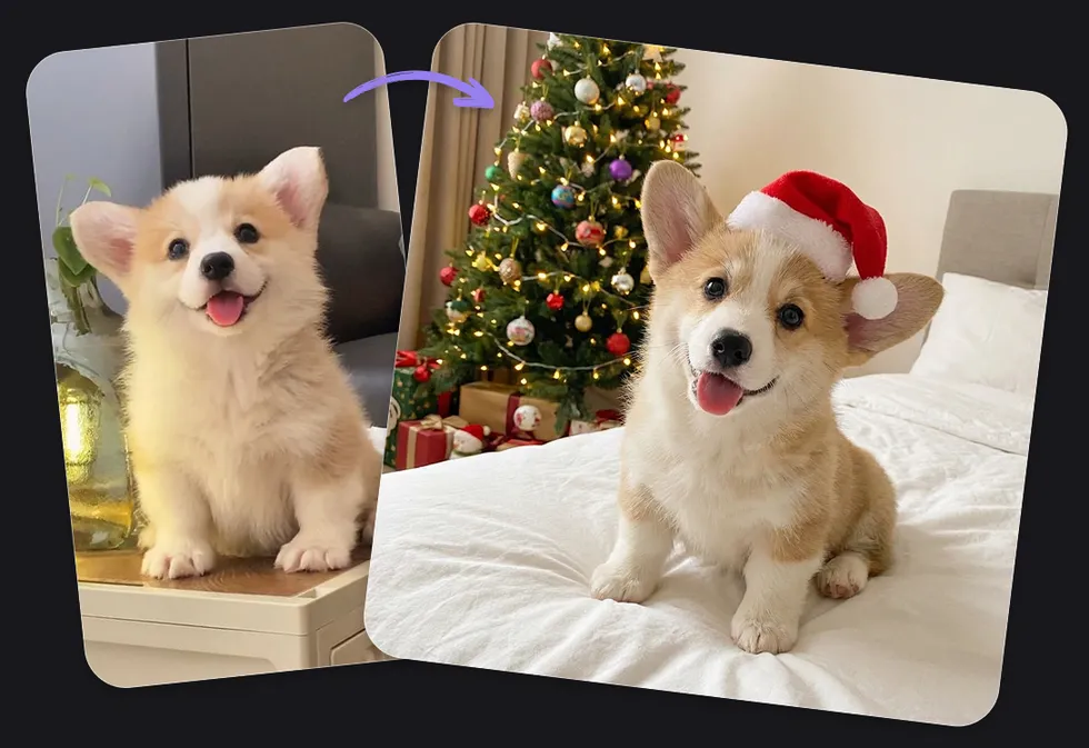 Transform Any Photo into a Festive Christmas Memory