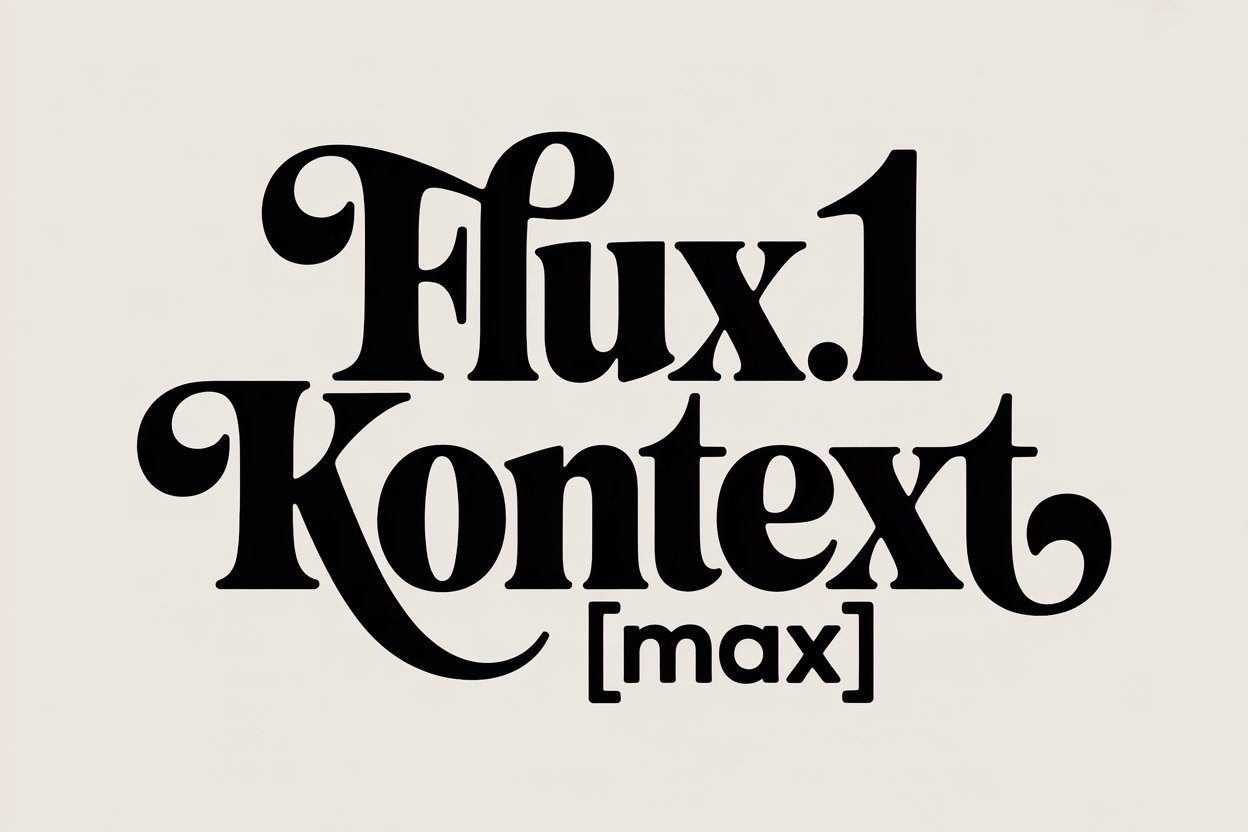 Create at the Speed of Thought: Blazing-Fast Performance with FLUX Kontext Max