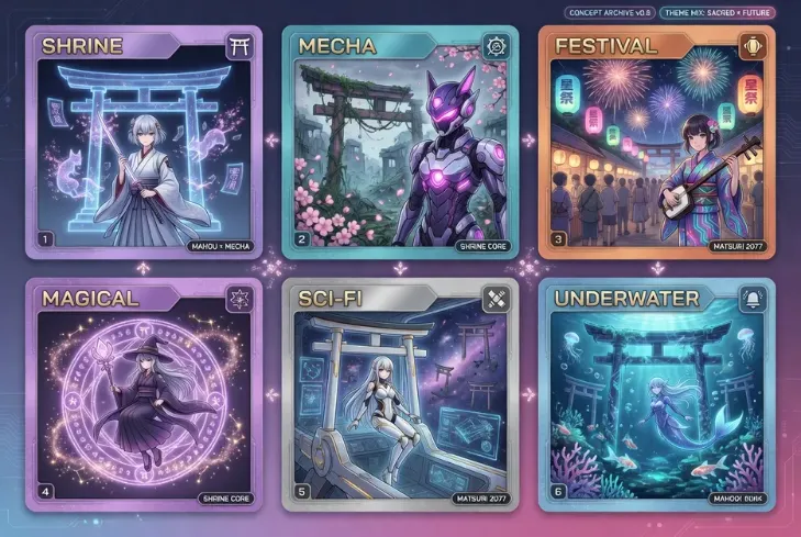 Prompt Library with Style Previews