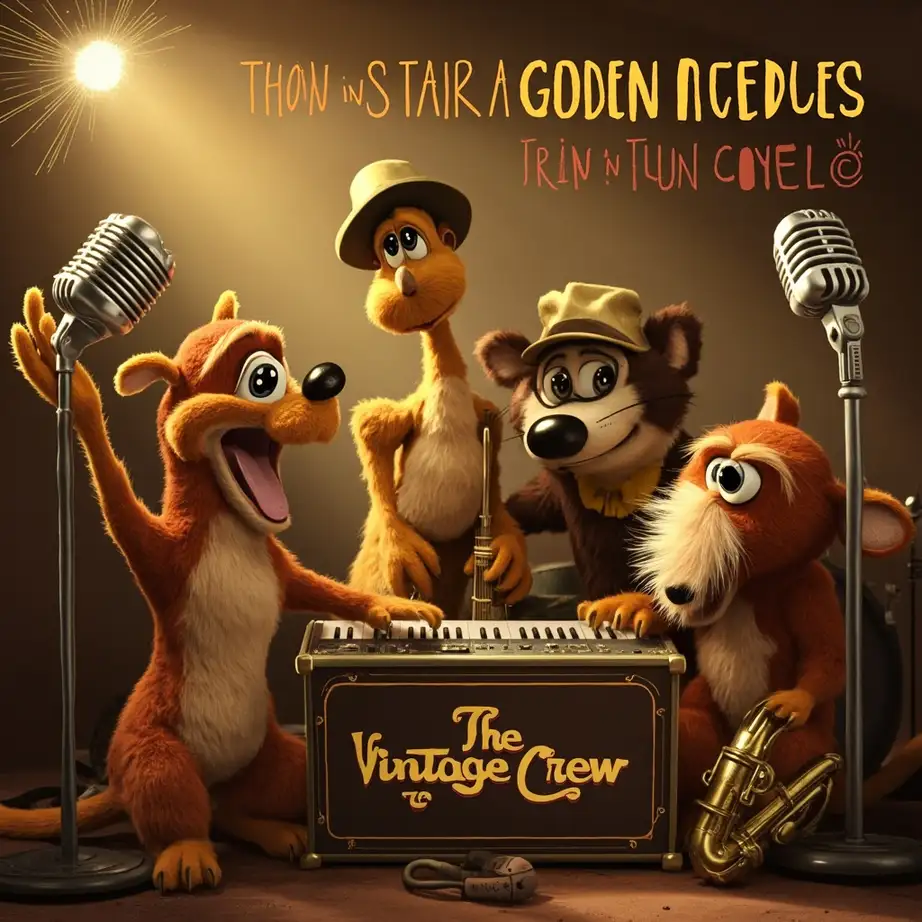 Cartoon album cover example 3