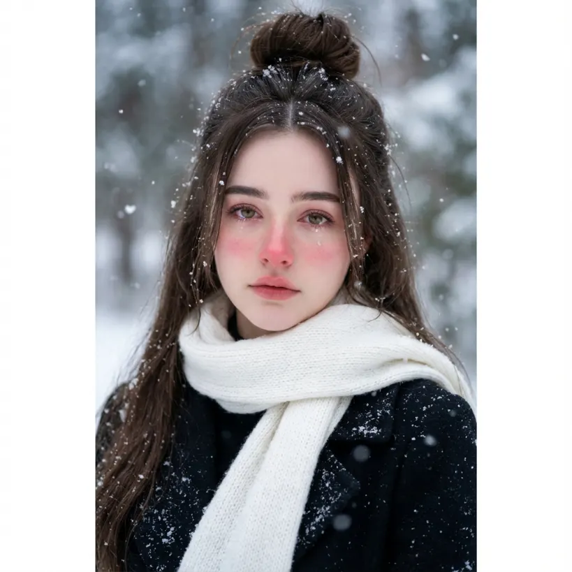 Intimate Winter Close-Up