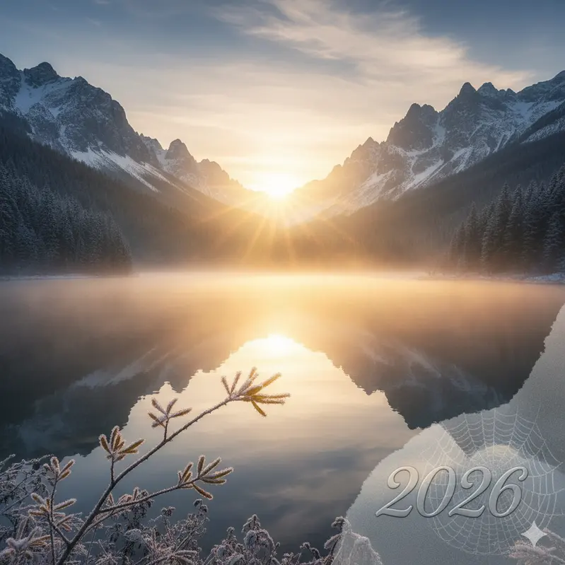 Sunrise New Year Morning