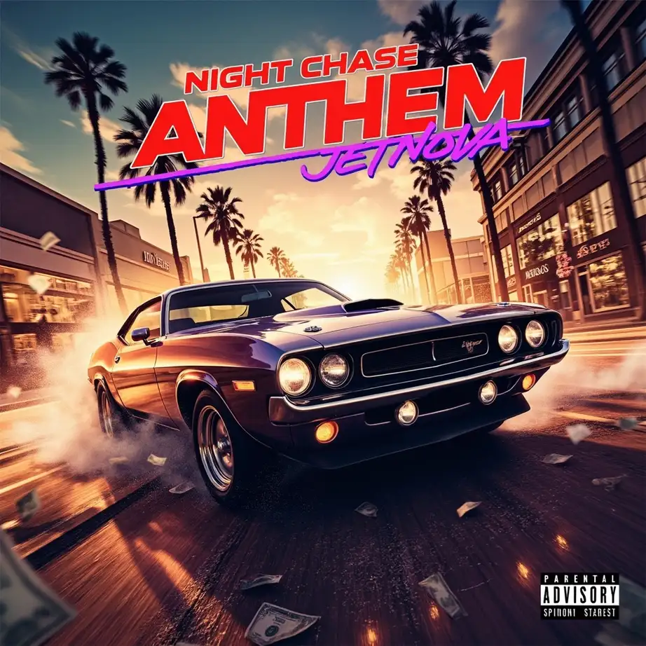 Rap album cover example - Create a high-quality rap album cover, featuring a...