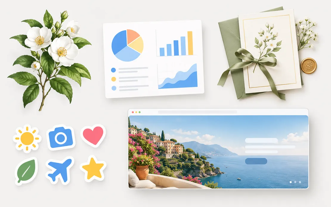GPT Image 2.5 design and presentation assets