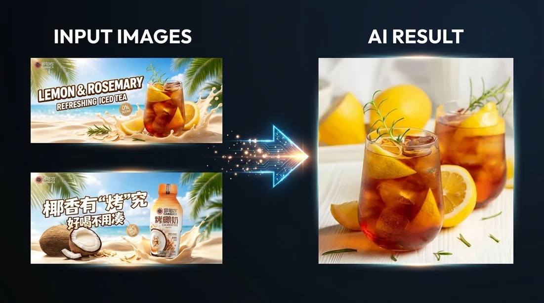 Mock image for a Grok Imagine 2.0 multi-reference workflow.