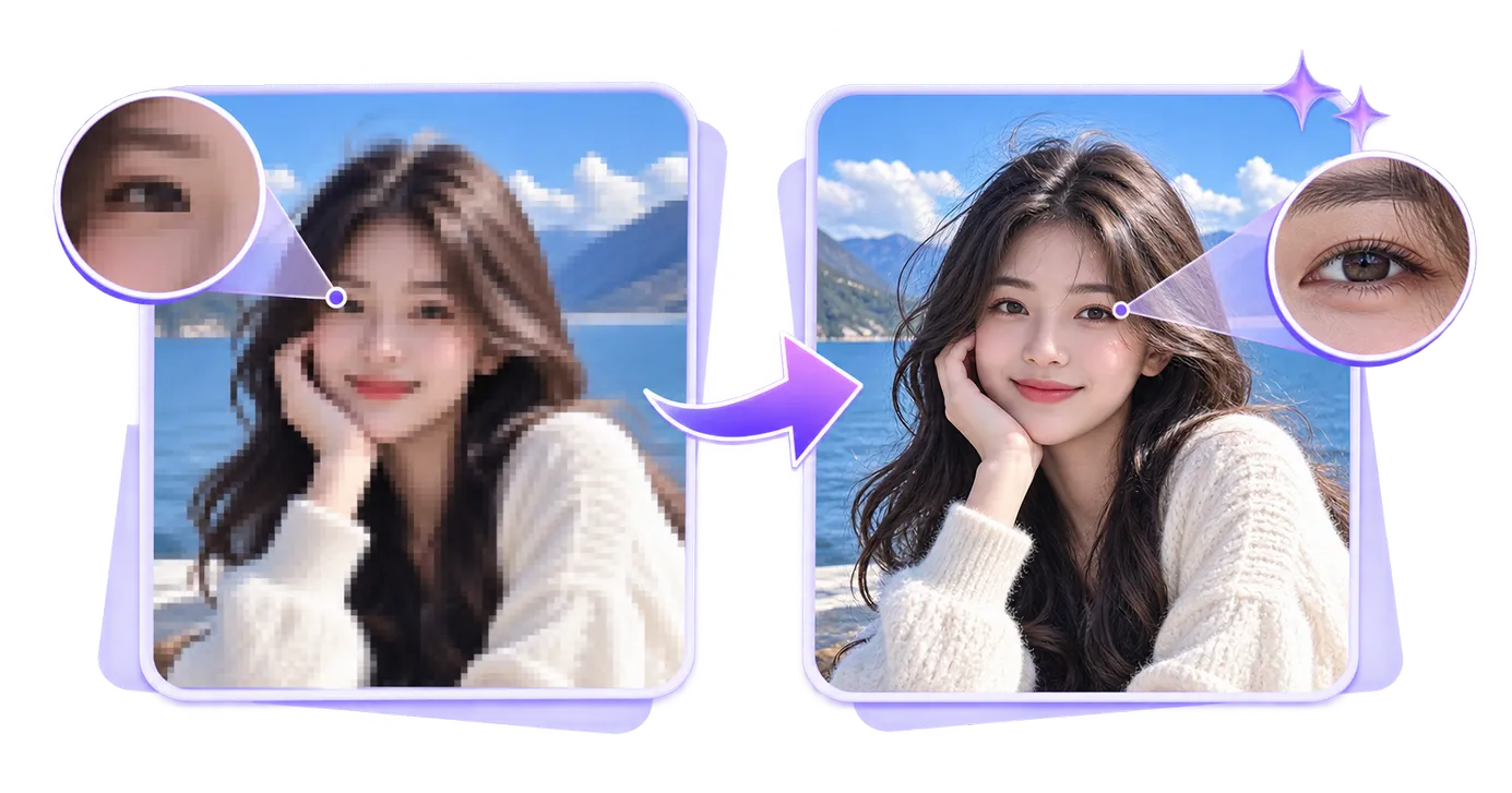 Mixinflow AI Unpixelate Image launch preview